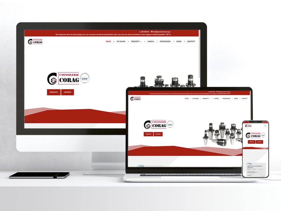Utensilerie Corag - BambooStudioWeb - Web.Marketing.Grafica